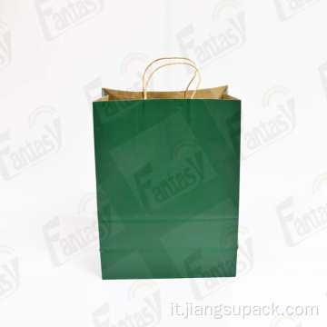 Personalizza Abbigliamento Shopping Package Black Paper Bag